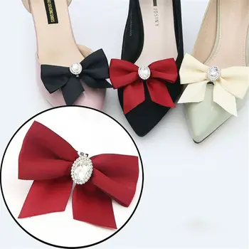 1 ADET Bayan İlmek ayakkabı tokaları Takılar Düğün Gelin Ayakkabı Dekorasyon Kadınlar Yüksek Topuk Takı Ayakkabı Rhinestones Kristal Süslemeleri