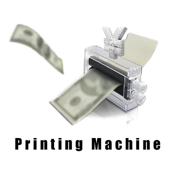 1 ADET Beyaz Kağıt Değişimi Banknot Para baskı makinesi Üreticisi Kolay Sihir Oyuncaklar Sihirbaz Sahne Hile + Öğretim