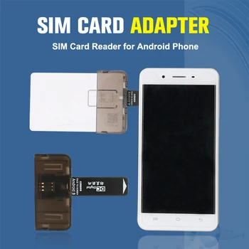 1 Adet SIM Kart Adaptörü SIM Kart okuyucu Mini SIM Nano Android telefon için (Tak Ve Çalıştır) cep Telefonu Aksesuarları