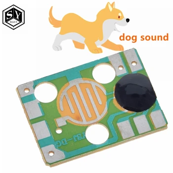 1 pcs/5 pcs Ses Modülü Tetik Köpek Hayvanlar Barking Müzik Çip 3 V-4.5 V Yelp Ses Modülü için DIY / Oyuncak