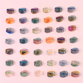 10 adet Düzensiz Aurora Phantom Cam kristal boncuklar Antika DIY Boncuklu Bilezik Takı El Yapımı Malzeme Aksesuarları