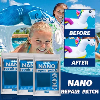 10 adet şişme yüzme simidi Onarım Sticker Su Havuzu Mat Yüksek Viskoziteli Düzeltme Yama hava yatağı Su Geçirmez Kendinden yapışkanlı Bant Aracı