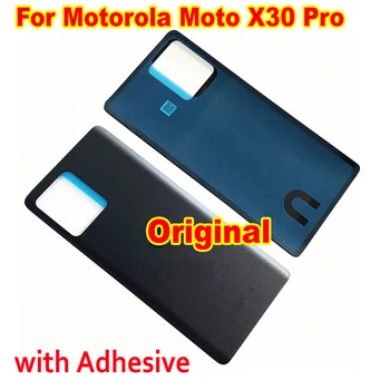 100 % Orijinal En İyi Arka Pil Kapağı Konut Kapı Arka Kılıf Telefon Kapak Motorola Moto X30 Pro XT2241-1 Kabuk Yapıştırıcı ile