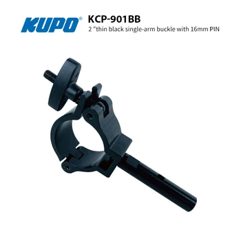 16mm pinli KUPO KCP-901BB siyah alüminyum alaşımlı ince kanca