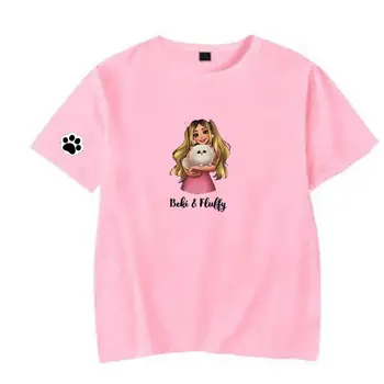 2022 Rebekah Kanat Merch Beki Kabarık Tshirt O-boyun Yaz Kısa Kollu Kadın erkek Tshirt Harajuku Streetwear Çocuk Giysileri