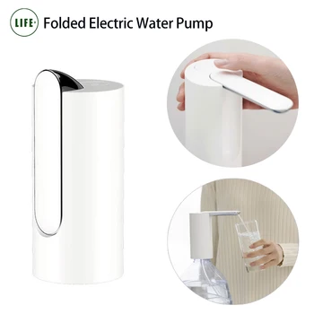 3 Can Katlanır Elektrikli Su Pompası 1200mAh USB Şarj Dokunmatik Kontrol Taşınabilir Kova Otomatik su sebili Açık Ev İçin