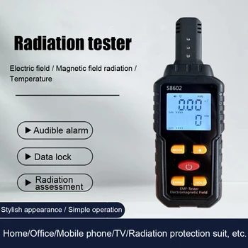 3-in-1 Dijital Radyasyon Dozimetre Geiger Sayacı EMF Elektromanyetik Radyasyon Radyoaktif Test Cihazı Kişi Dozimetre X-ışını Radia