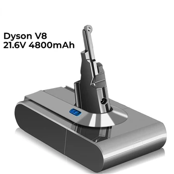 3. Nesil! V8 4800Ah için Pili Değiştirin Dyson V8 SV10 V8 Hayvan Kordonsuz Vakum El Lityum Pil