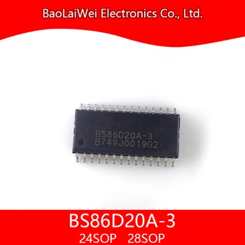 500 adet BS86D20A - 3 28SOP çip Aktif Bileşenler Dokunmatik A/D Flash MCU LED / LCD Sürücü elektronik bileşenler Entegre Devreler