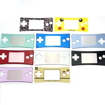 6 Renkler Faceplate Ön Panel Shell Kılıf Kapak Nintendo Gameboy Micro GBM için