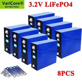 8 adet 3.2 v 310Ah 280Ah 135Ah Lifepo4 şarj edilebilir pil Lityum Demir Fosfat Güneş Pili 12v 24v Lifepo4 Hücre Gümrüksüz