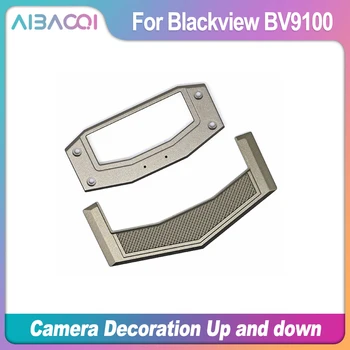 AiBaoQi Yeni Orijinal Arka arka kamera yukarı Aşağı Garnitür Dekoratif Aksesuarları İçin 6.3 inç Blackview BV9100 Smartphone