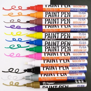 Araba Lastiği boya kalemi Kalem Dokunmatik Kalem Su Geçirmez Grafiti Kalem İşareti Kalem Ofis Su Bazlı Premium İşaretleyiciler Dolgu boya kalemi