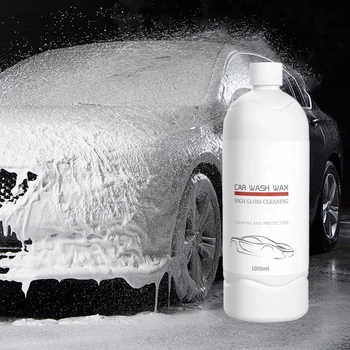 Araba Yıkama Balmumu Seti 1000ML Araba Aksesuarları Konsantre Araba Yıkama Aktif Köpük Oto Şampuanı Güçlü Temizleyici Dekontaminasyon