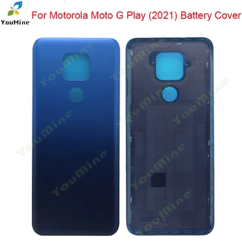Arka Pil Kapağı Arka Kapı Paneli Konut Case Motorola Moto G Oynamak İçin 2021 Pil Kapağı Yedek parça