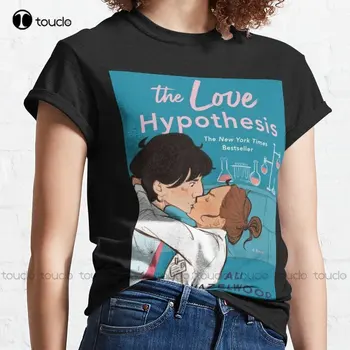 Aşk Hipotezi klasik tişört Özel Yetişkin Genç Unisex Dijital Baskı Tee Gömlek Komik Sanat Streetwear Karikatür Tee