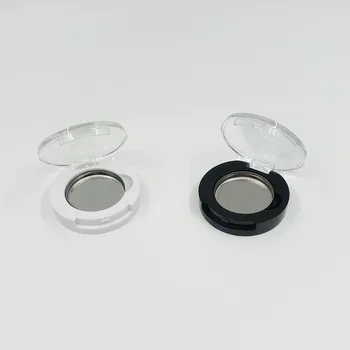 Boş yuvarlak 26mm Manyetik Göz Farı durumda Paslanmaz Çelik Tavalar Makyaj Göz Farı Paleti mıknatıs ile 30 adet