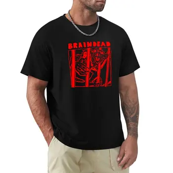 Braindead Sıçan maymun kırmızı T-Shirt T - shirt kısa artı boyutu t shirt t-shirt adam ağır t shirt t shirt erkekler için