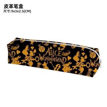 Disney Alice in Wonderland H5541 Anime Özelleştirilmiş Kozmetik Çantaları Karikatür Kalem Çantası Saklama Çantası Kırtasiye Hediye