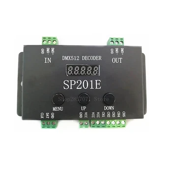 DMX512 Dekoder SPI Sinyal Adreslenebilir RGB Piksel LED 5 Kanal PWM Çıkışı WS2812B UCS1903 TM1804