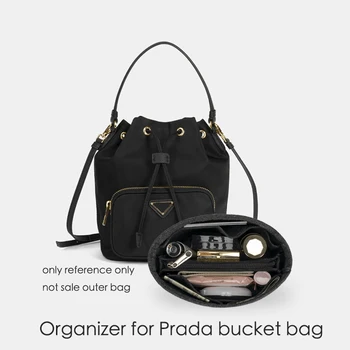 Ekle çanta düzenleyici Makyaj çanta düzenleyici İç Çanta Taşınabilir Kozmetik Çanta İçinde Ünlü Marka Çanta Kova Çanta