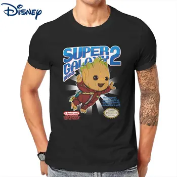 Erkek Süper Galaxy Bros Groot T Shirt %100 % pamuklu üst giyim Komik Kısa Kollu Yuvarlak Boyun Tees 4XL 5XL 6XL T-Shirt