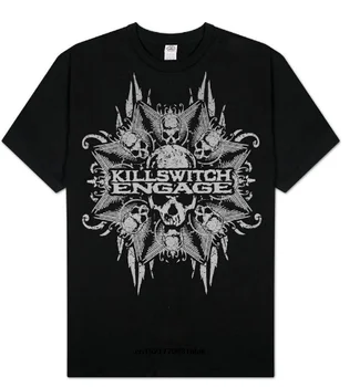 Erkek Vintage Tshirt Metalcore Killswitch Meşgul El Ricketts T Gömlek Casual Pamuk Tee Üstleri Büyük Boy Hip Hop Streetwear Gömlek