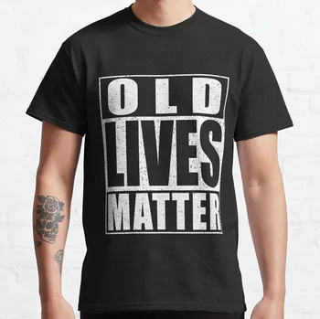 Eski Lives Matter T-Shirt çabuk kuruyan t-shirt sevimli erkekler için siyah t-shirt tops