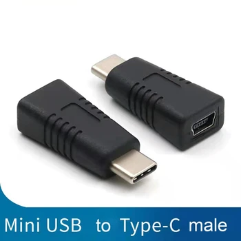 Evrensel adaptör Mini USB Dişi C Tipi Erkek Dönüştürücü Tablet Akıllı Telefon Desteği şarj Veri Aktarım Adaptörü