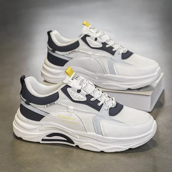 Fujeak Rahat Spor Erkek Ayakkabı Açık Rahat Ayak Bileği Ayakkabı Moda Çok Yönlü Sneakers kaymaz Hafif koşu ayakkabıları