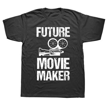 Gelecek Film Yapımcısı Öğrenci Yönetmen Film Yapımcısı T Shirt Grafik Pamuk Streetwear Kısa Kollu doğum günü hediyesi Yaz Tarzı T-shirt