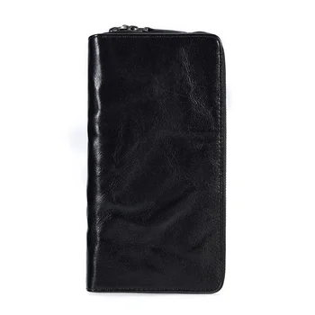 Hakiki Deri erkek uzun cüzdan Büyük Kapasiteli el çantası İş RFID kart tutucu Çek Karnesi Cüzdan Telefon Çantalar 