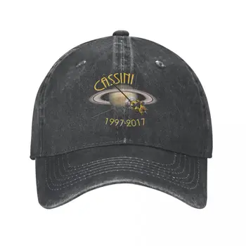 Ilkbahar Yaz Yetişkin Unisex Cassini Probu Saturn 1997-2017 Uzay Mars beyzbol şapkası Vintage Şapkalar Açık pamuklu kasket Şapkalar