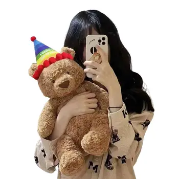 Ins Sıcak Satış oyuncak ayı Yumuşak Bebek Ayı Barcelo Ayı Bebek Kahverengi Kazak Ayı Peluş Yatıştırıcı Oyuncaklar Doldurulmuş Oyuncaklar Advent Hediyeler