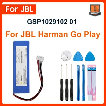 JBL Harman Kardon Go Play Mini Hoparlör Li-Polimer Piller İçin orijinal GSP1029102 01 3000mAh Yedek Pil Araçları+ 