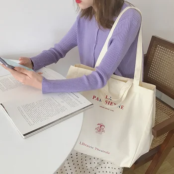 Kadın Tuval Alışveriş Çantaları Ekstra Büyük Kullanımlık alışveriş çantası Çevre Dostu Bez omuz çantaları Çanta Tote Bayanlar için