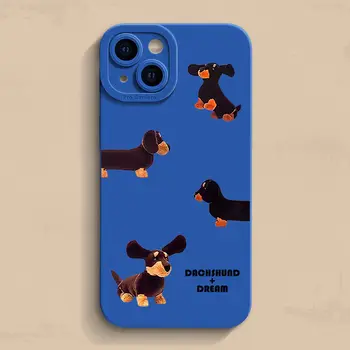 Karikatür dachshund köpek telefon kılıfı İçin Huawei Nova Y70 5T 9 Onur 50 20 30 9X Pro P30 P40 P50 Pro Lite Y7A Silikon Yumuşak Kapak