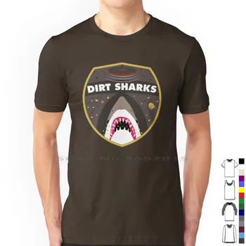 Kir Köpekbalıkları İstif Logo-Detectorists-Dmdc T Shirt %100 % Pamuk Dmdc Detectorists Metal Dedektörü Komedi Arkeoloji Danebury Metal