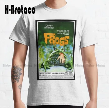 Kurbağalar klasik tişört Yüksek Kalite Sevimli Zarif Güzel Kawaii Karikatür Tatlı Pamuk Tee Gömlek Xs-5Xl Unisex Dijital Baskı