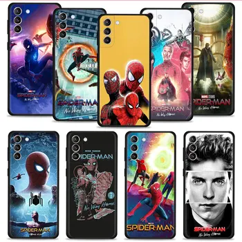 Marvel Örümcek ADAM Yönlü Ev Tom Hollanda telefon kılıfı için Samsung Galaxy S22 S21 S20 Ultra FE S10 S9 S8 Artı 5G Kapak Silikon Funda