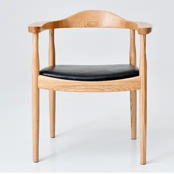 Minimal Ahşap yemek sandalyesi Ofis Modern Yatak Odası kol yemek sandalyesi Tasarımcı Salonu Relax Sillas De Comedor Ev Mobilyaları