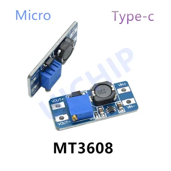 MT3608 tip-c / mikro 2A Max DC-DC Step Up Güç Modülü Güçlendirici Güç Modülü 3-5V için 5V/9V/12V / 24V