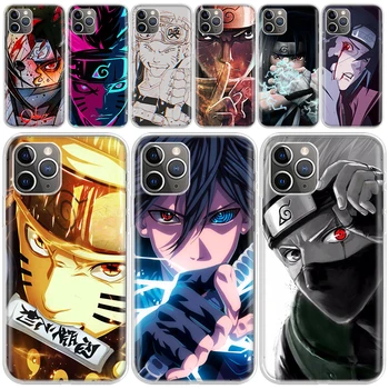 N-Naruto Yumuşak Telefon Kılıfı için iPhone 15 14 13 12 11 Pro Max 7 Artı Mini Apple XS XR X SE 8 + Kabuk