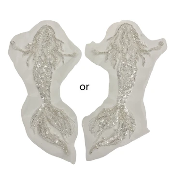 Narin Gelinlik DIY Dekorasyon Nakış Aplikler Düğün Gelin Elbise Dikmek Dropship