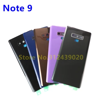 Note9 arka pil Kapağı Kapı Konut samsung için yedek Galaxy Not 9 N960 SM-N960F Arka Cam Parçaları