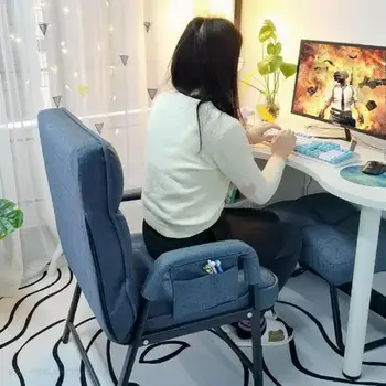 Ofis koltuğu Katlanır Şekerleme Şezlong Ofis Öğle Yemeği Sandalye Arkalığı bilgisayar sandalyesi Ev Rahat Sedanter Masa Sandalye