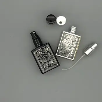 Parfüm Şişesi 15ml Mini Taşınabilir 1 adet Sprey Atomizer Cam kozmetik kabı Altın Alkol Püskürtücü Zarif Sprey Şişesi Seyahat