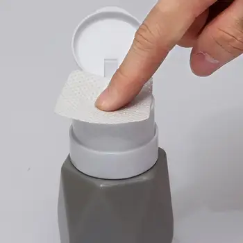 Pratik Atık Önleme Sıvı Basın Pompalama Boş Şişe Emek tasarrufu Plastik Tırnak Basın Şişe Tırnak Salonu Kaynağı