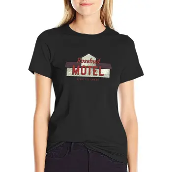 Rosebud Motel T-Shirt üstleri t - shirt elbise Kadınlar için seksi