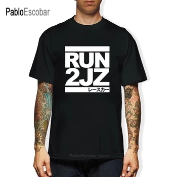 Runer 2JZ-Auto Racinger T Gömlek Yaz Kısa Kollu Gömlek Tops S ~ 3Xl Büyük Boy Pamuk Tees Ücretsiz Kargo T-Shirt Erkekler Yaz